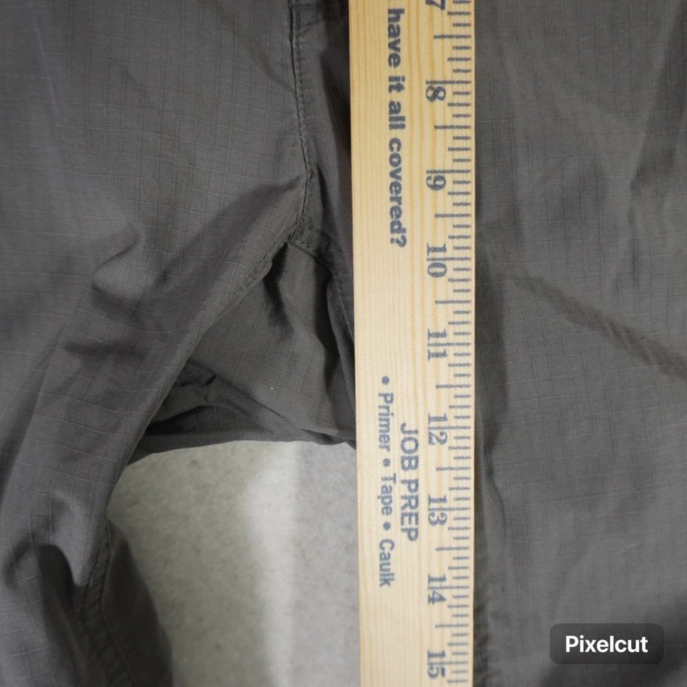 Columbia Convertible Pants Men S 32L Gray Comfort Ripstop Hiking Trekking Travel - Picture 10 of 16